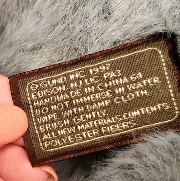 NWT Gund Teddy Bear, 100th Ann, Signature Collection, signed, Original Bow, Tags - Picture 10 of 16